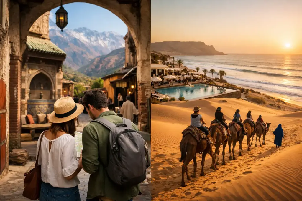 Custom Itinerary Versus Package Holiday Morocco